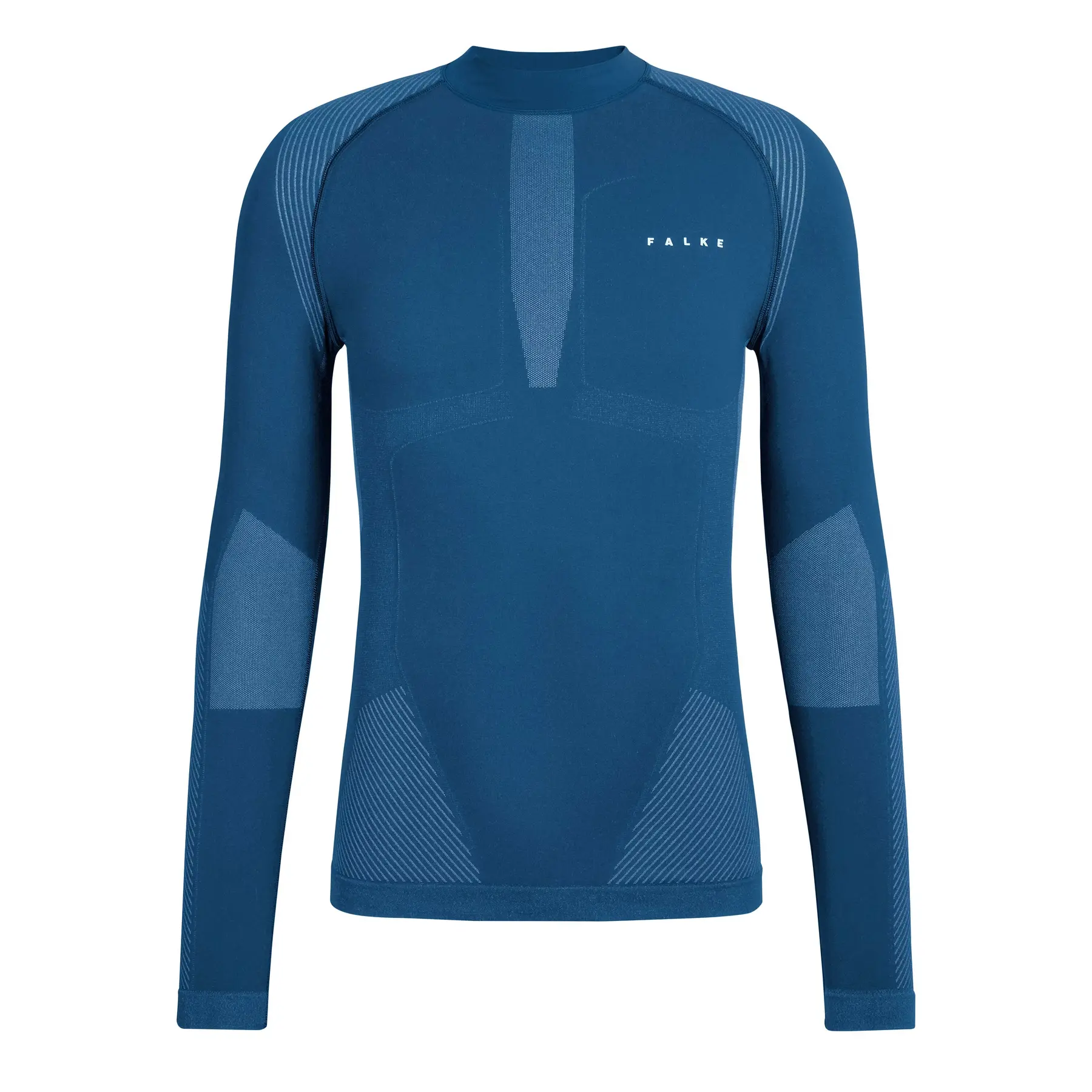 FALKE Warm Turtleneck sneldrogend functioneel functioneel shirt met lange mouwen heren blauw - maat S