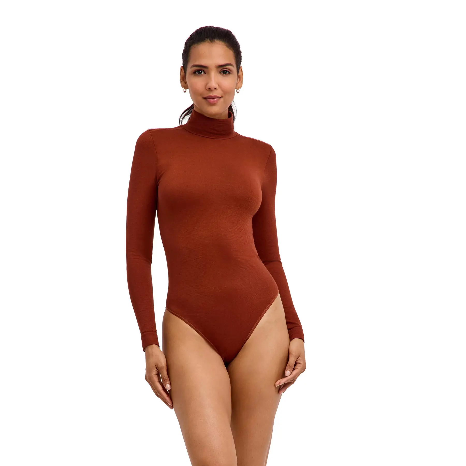Damen Stehkragenbody Falke Timeless