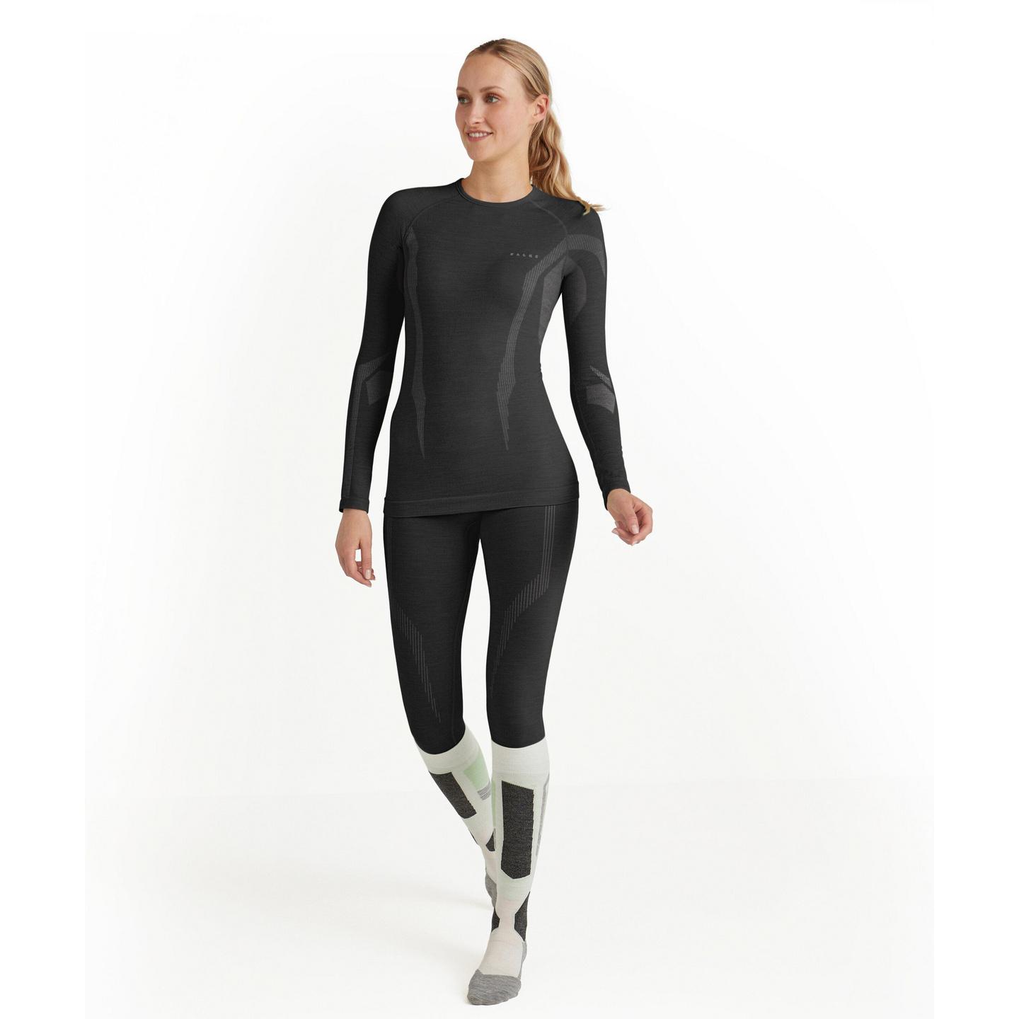 4067112002267 - FALKE Wool-Tech Funktionsshirt wärmend geruchshemmend für Damen schwarz M 4067112002267 - FALKE Wool-Tech Funktionsshirt wärmend geruchshemmend für Damen schwarz M