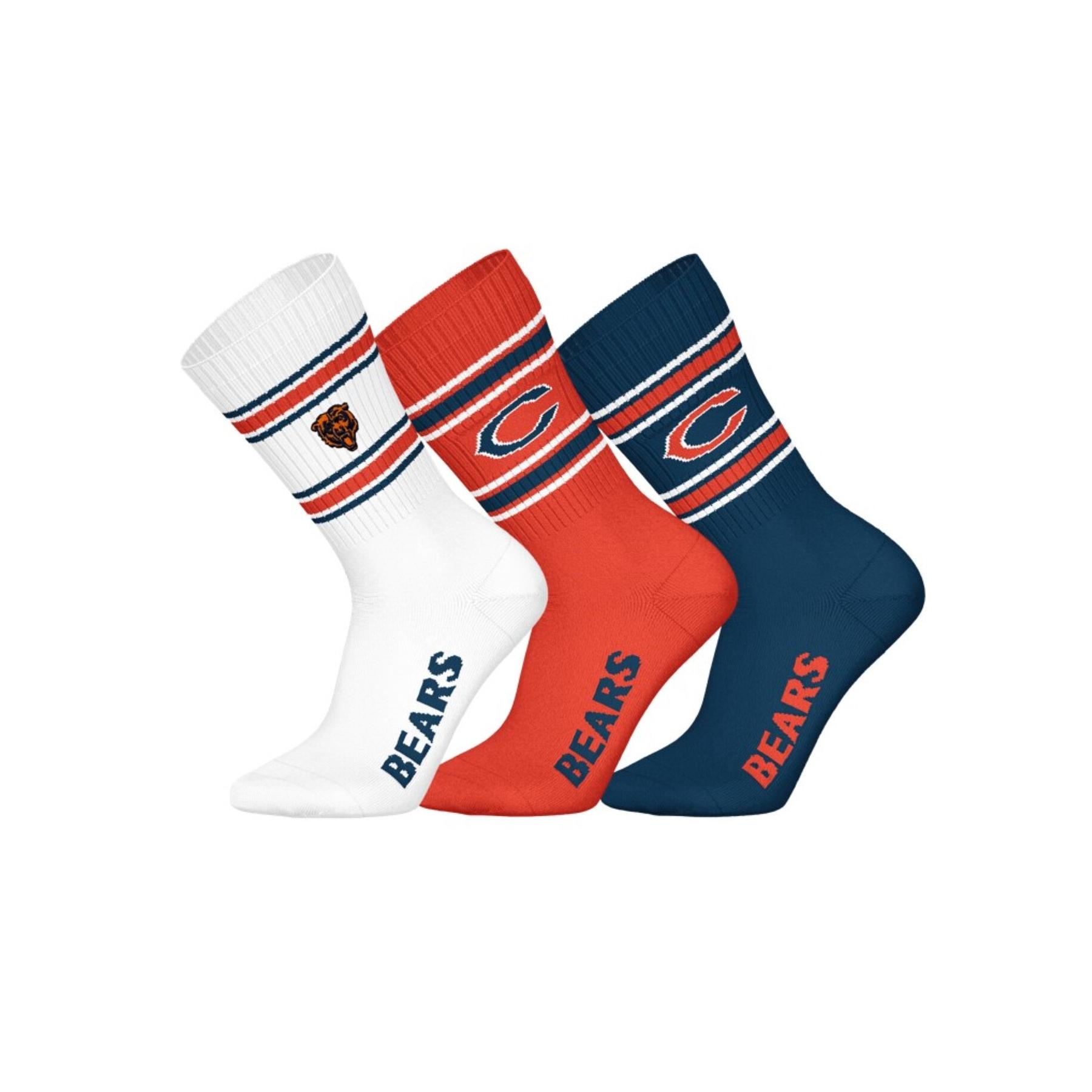 8718984025484 - Socken Chicago Bears Crew (x3)