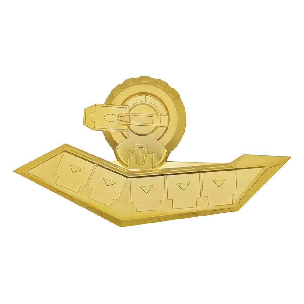 5060948294508 - Sammlerfigur Replik Yu-Gi-Oh! 24K Gold Plated Duel Disk Mini