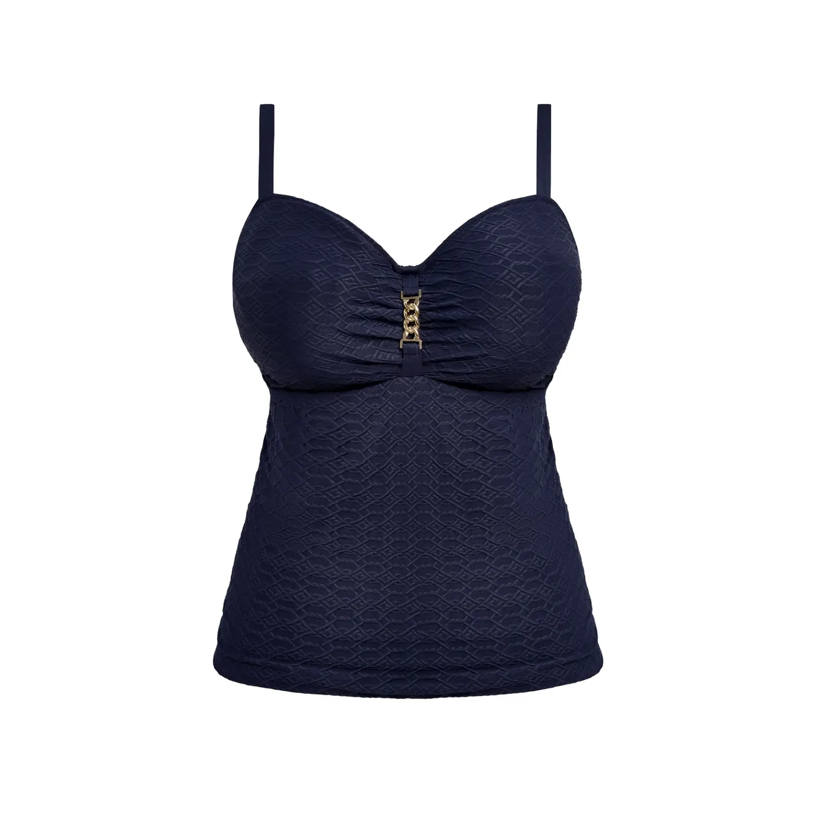 Fantasie Women's Bleu Underwired Tankini Top Azores