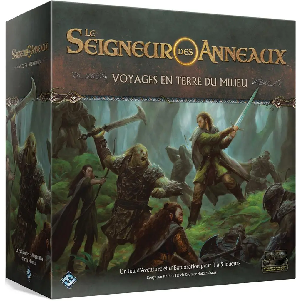 Gesellschaftsspiele Fantasy Flight Games Le Seigneur des Anneaux - Voyages en Terre du Milieu