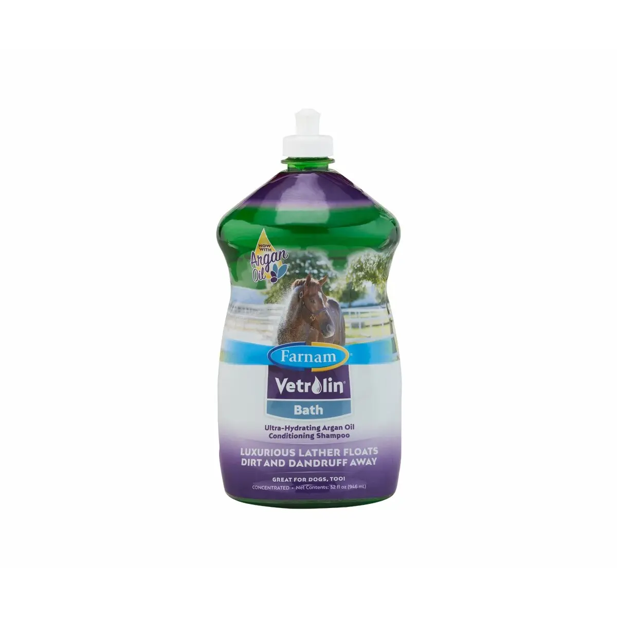Meilleurs prix pour Shampoing pour cheval Farnam Vetrolin Bath 946 ml
