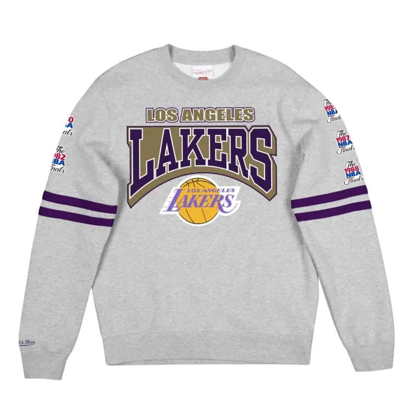 0195563087350 - Sweetshirt Los Angeles Lakers Fleece Crew