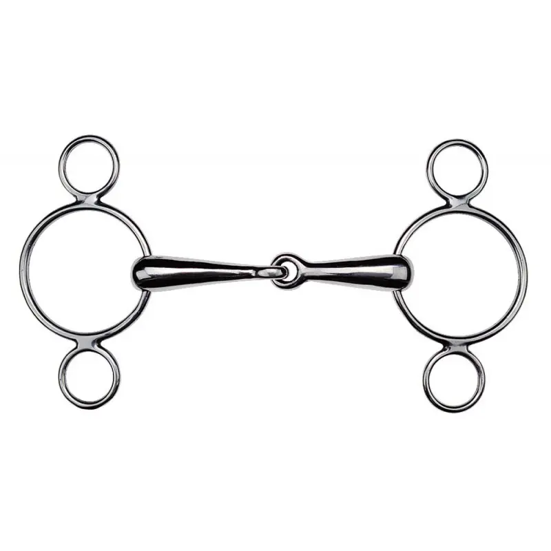 Meilleurs prix pour Mors pour cheval Feeling 3 Anneaux