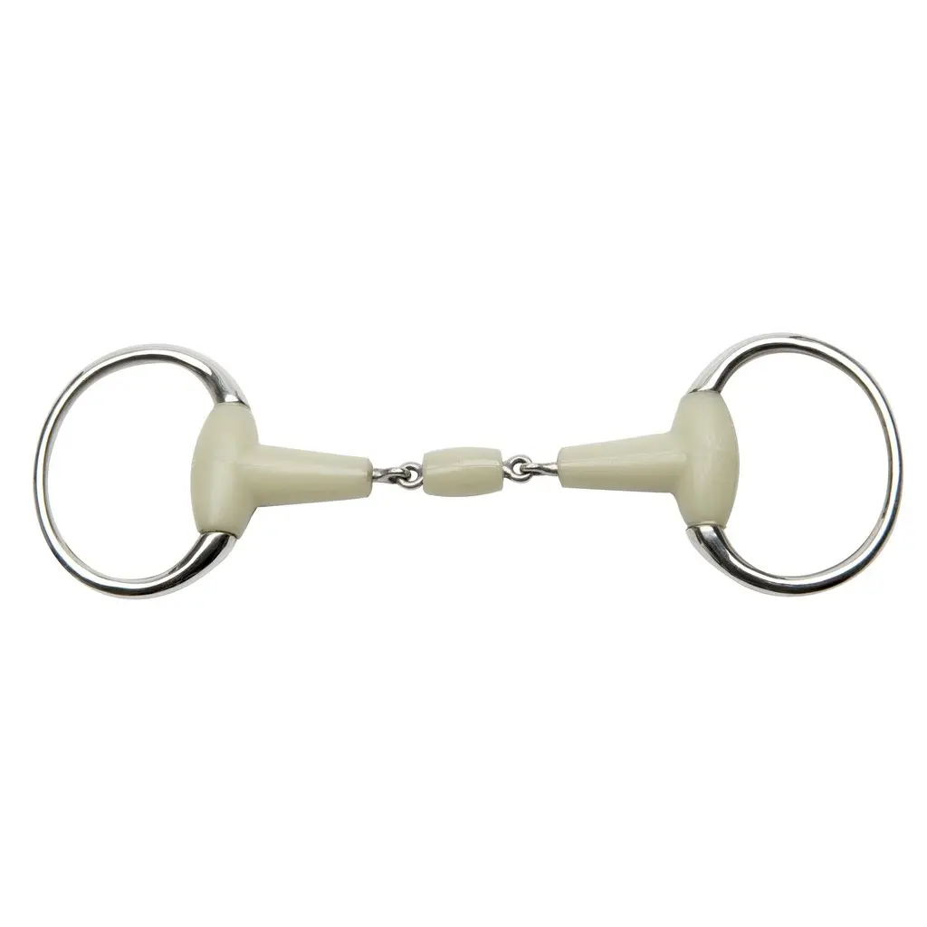 Mors olive pour cheval flexi double brisure Feeling