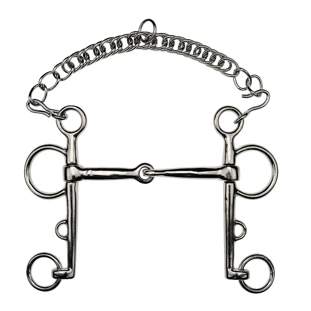 Meilleurs prix pour Pelham pour cheval brisé acier nickelé Feeling