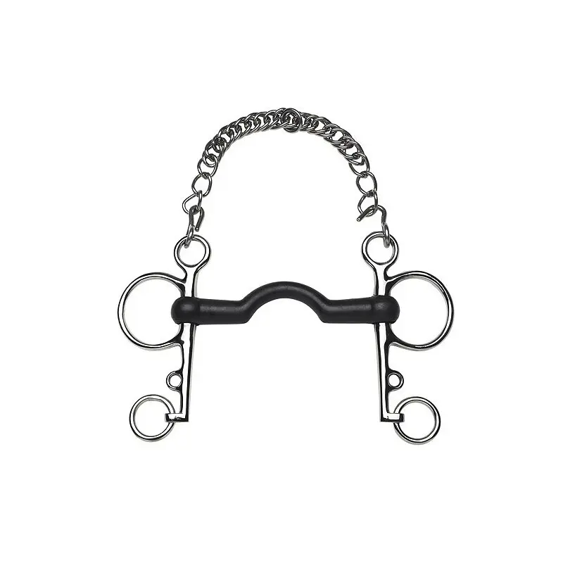 Meilleurs prix pour Pelham pour cheval Feeling Caoutchouc droit