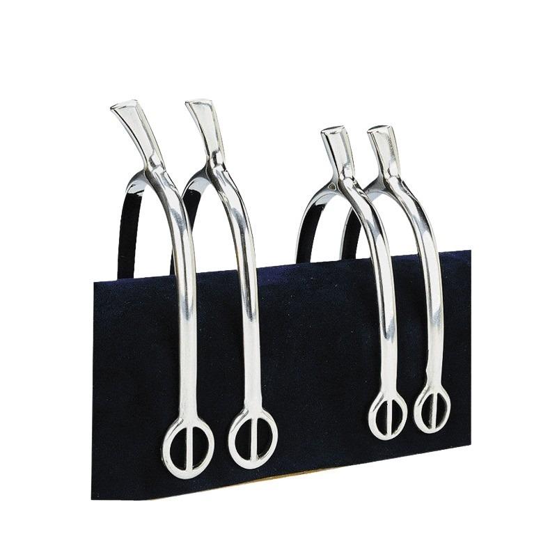 Comparer les prix de Éperon d'équitation à passants arrondis inox Feeling Prince de Galles