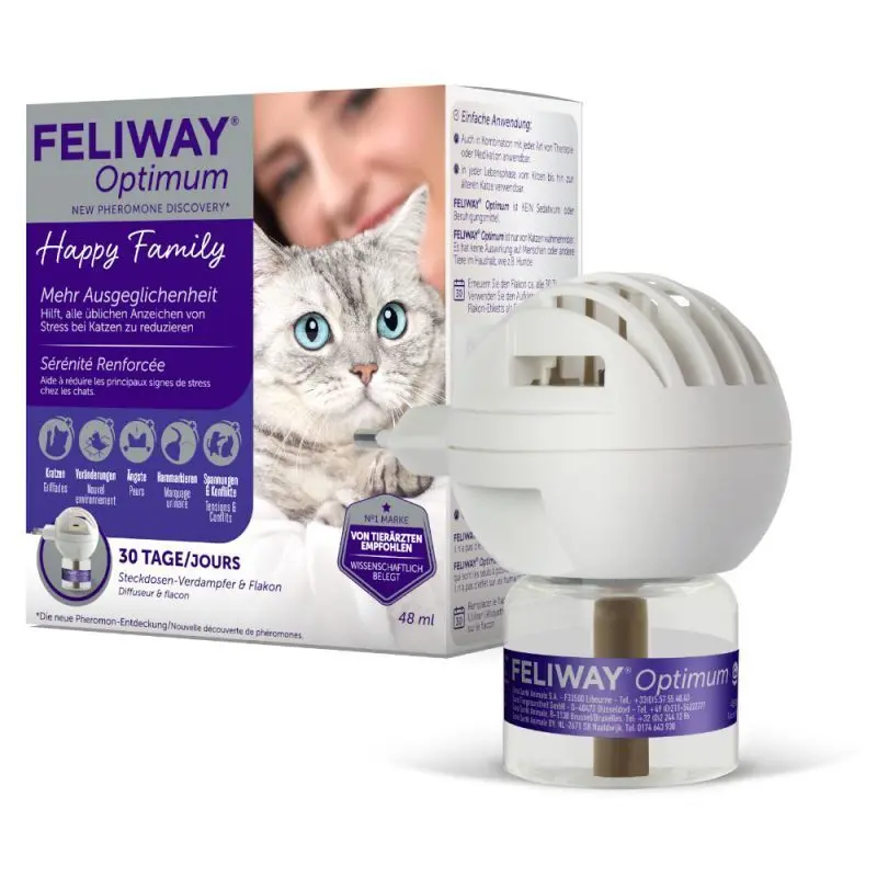 Feliway Blanc Diffusor Mit Nachfüllpackung Optimum