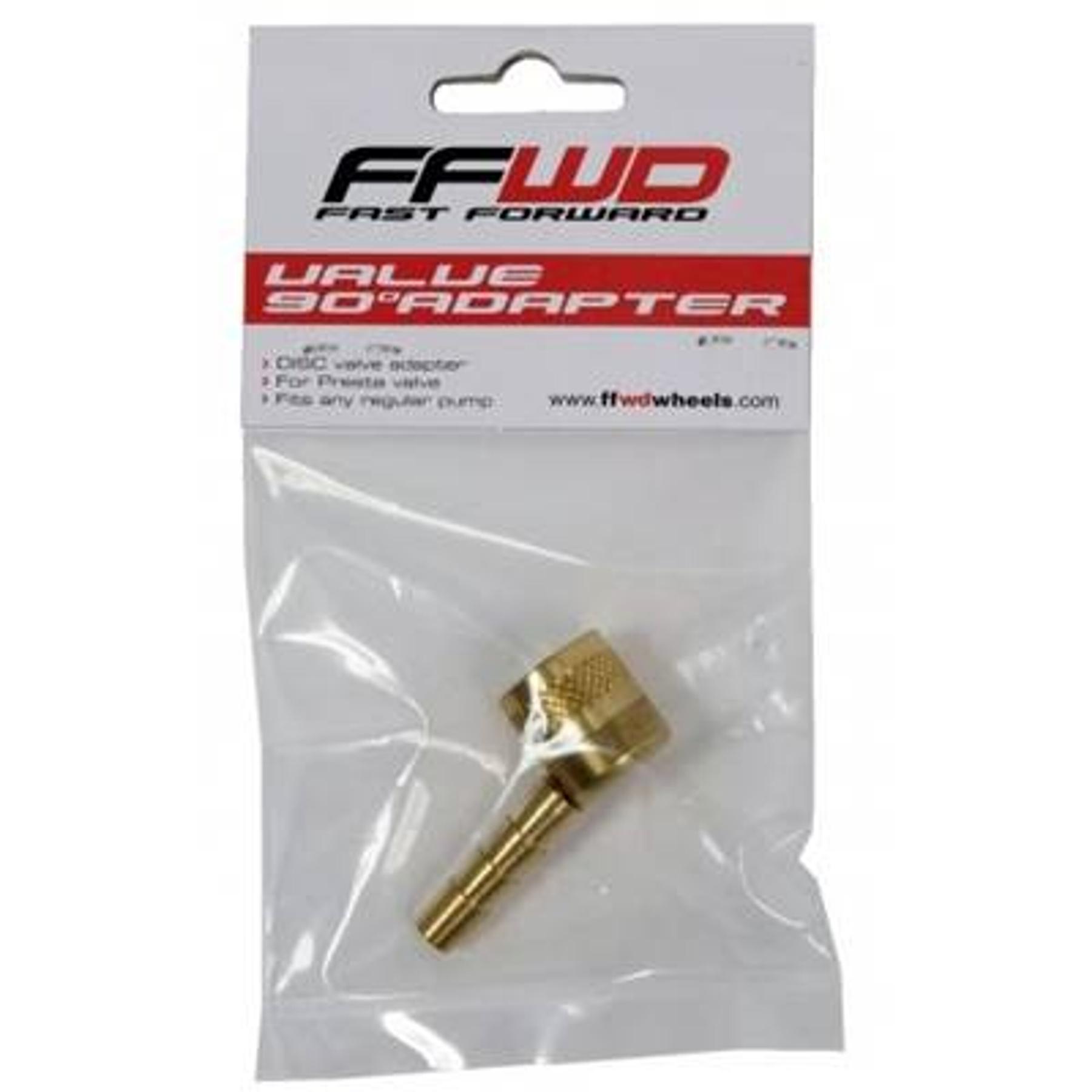 Velo Store - UK 90° valve adapter FFWD FFWD Disc | Extra 10% off with Subscription, Postage £16.79 to UK Fedex.
