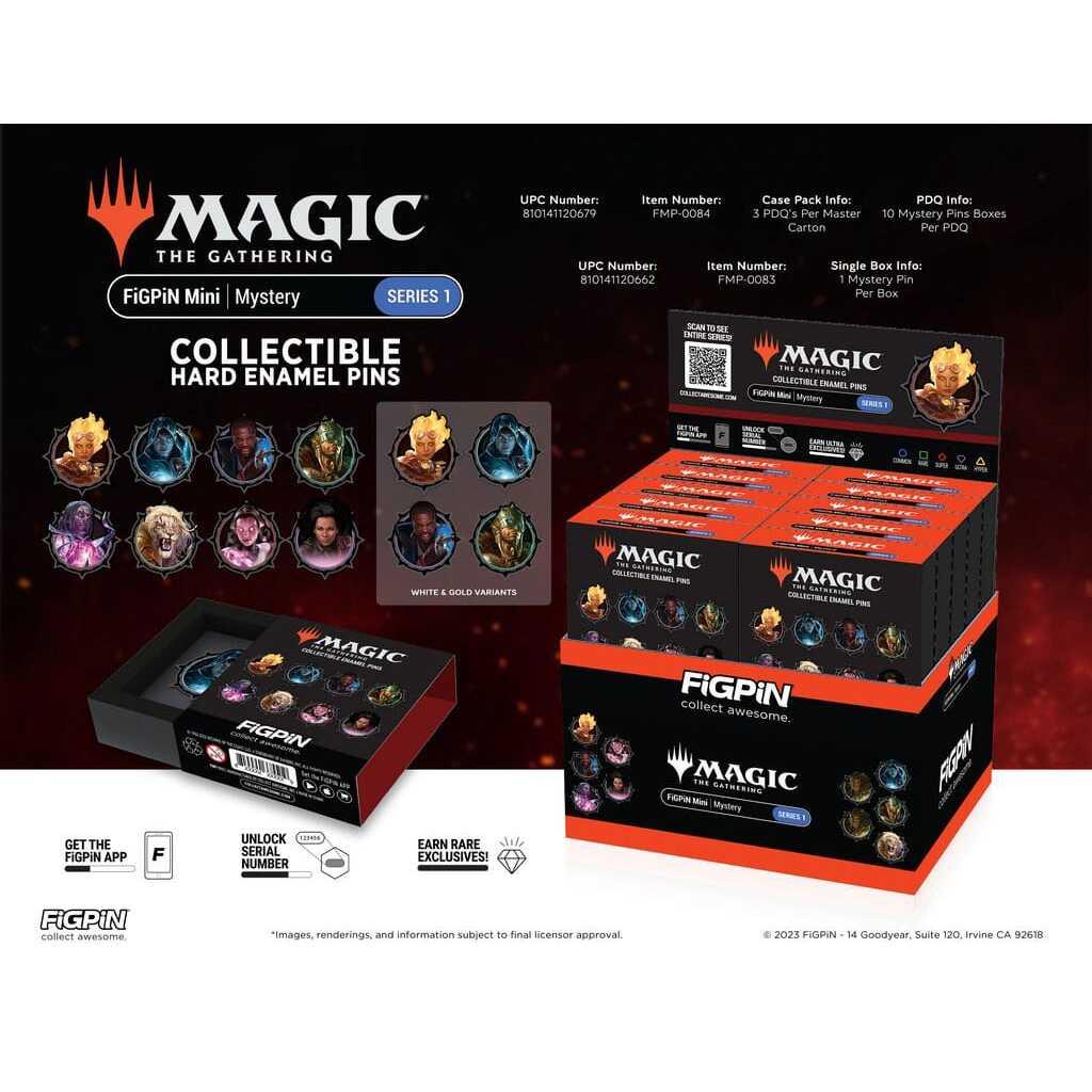 0810141120679 - Brosche Magic the Gathering Series 1 Blind Box Enamel (x10)