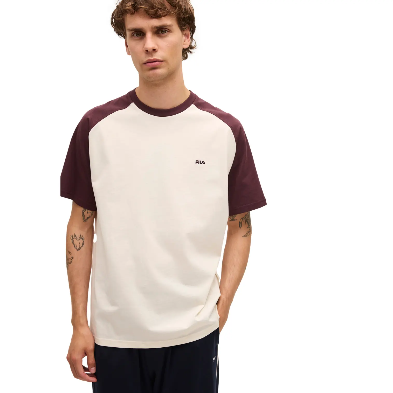 Casual baseball T-shirt Fila Caldaro