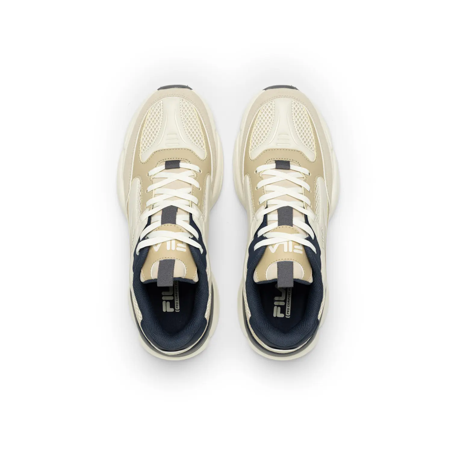 Fila Beige Baskets Recade