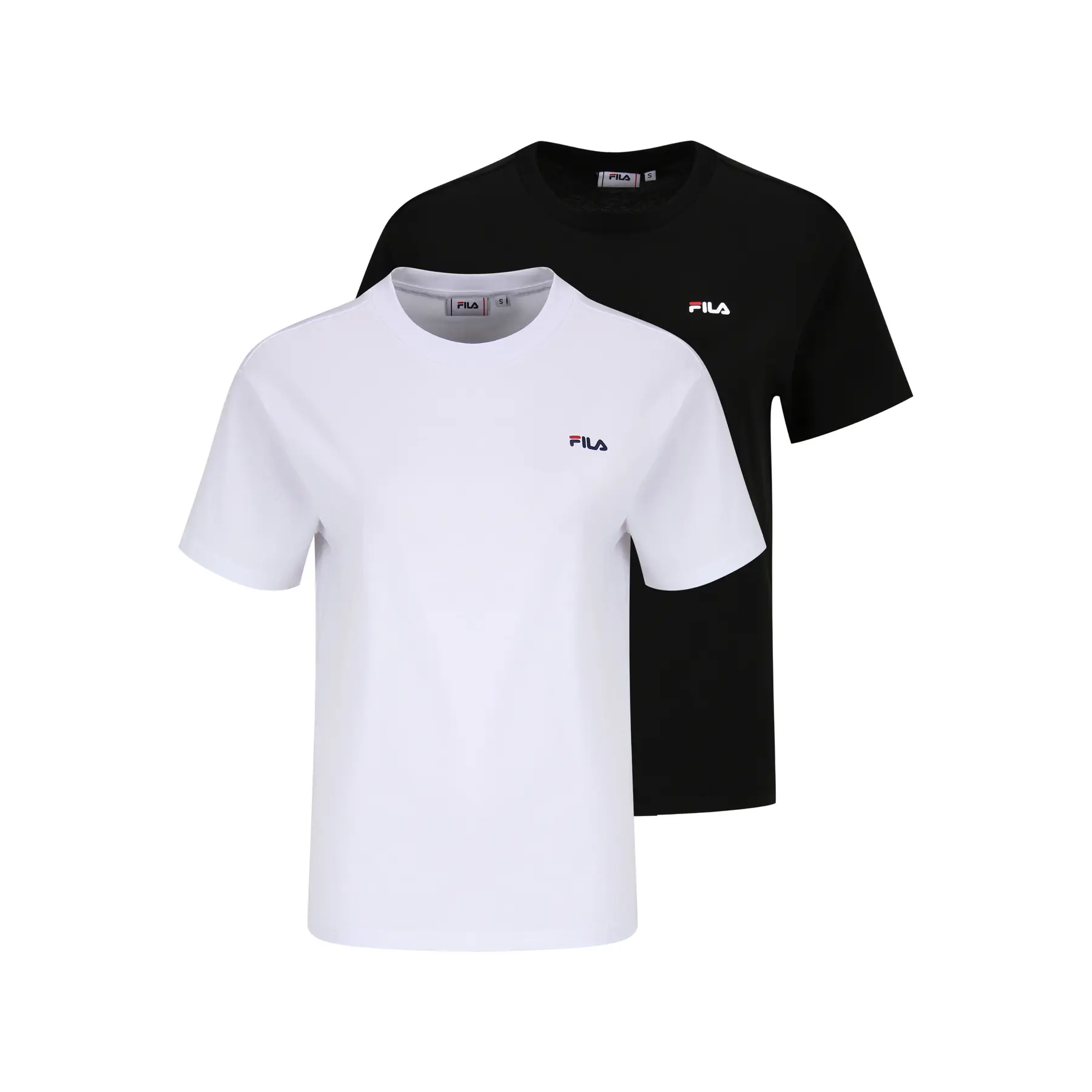 4064556410467 - FILA T-Shirt 2er Pack Damen Baumwolle mehrfarbig