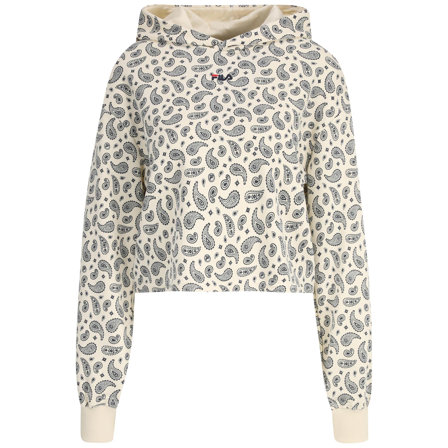 4067777026943 - Cropped-Sweatshirt mit Kapuze Damen Luxor AOP