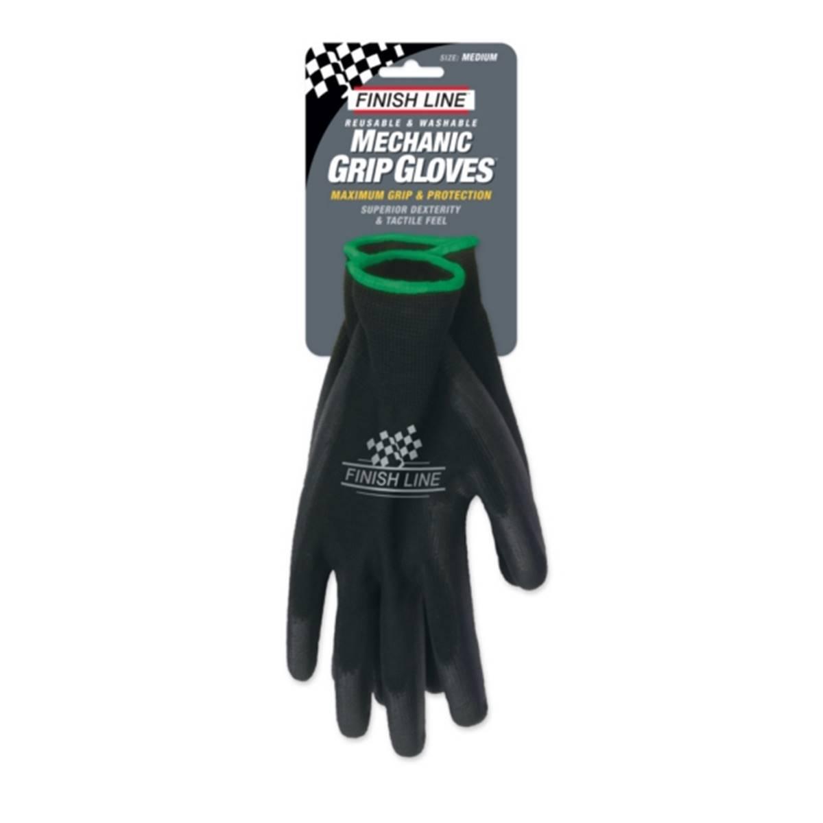 Velo Store - UK Long gloves Finish Line Mechanic Grip | Extra 10% off with Subscription, Postage £16.79 to UK Fedex.
