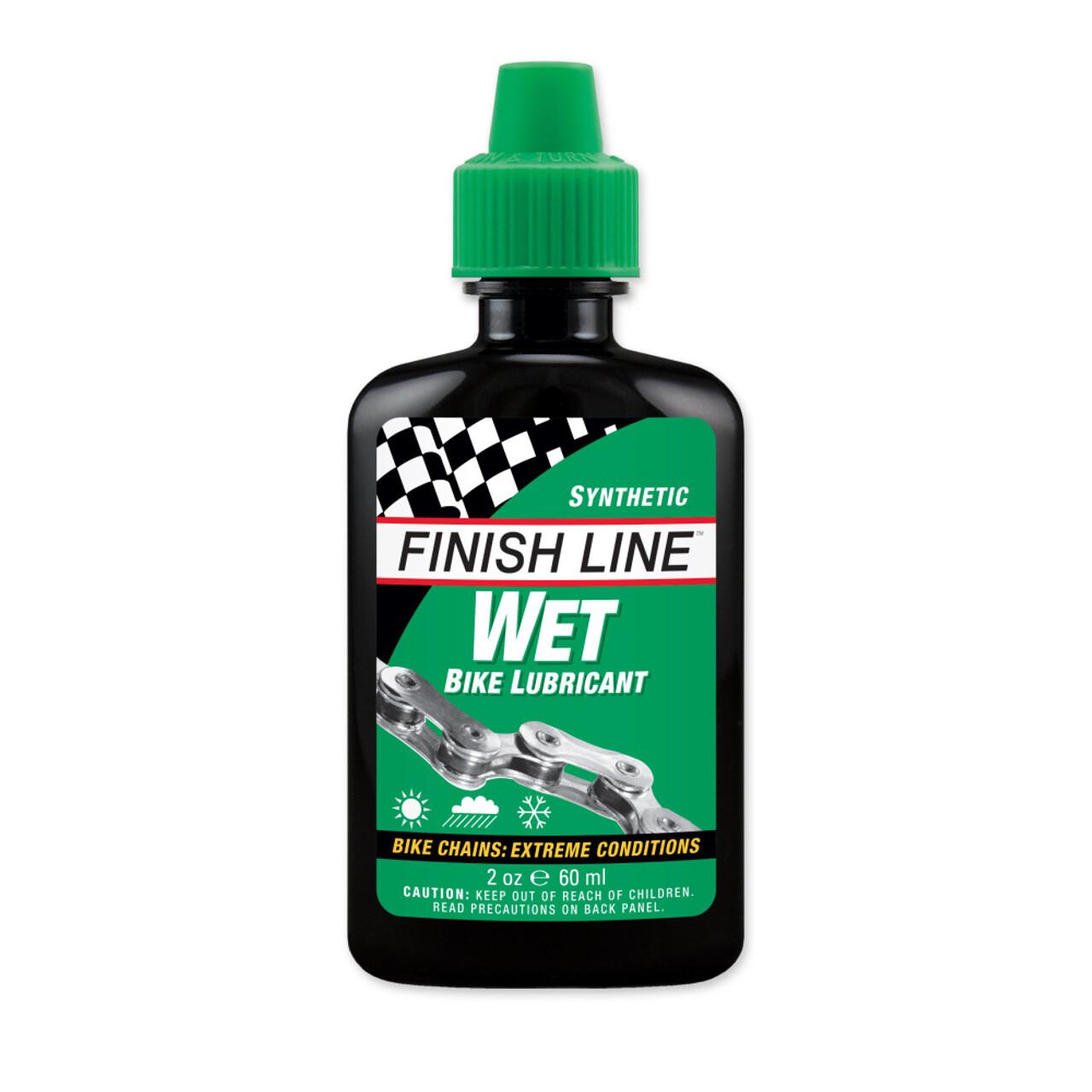 Lubrificante Finish Line Wet per Catene di Biciclette – 60 ml