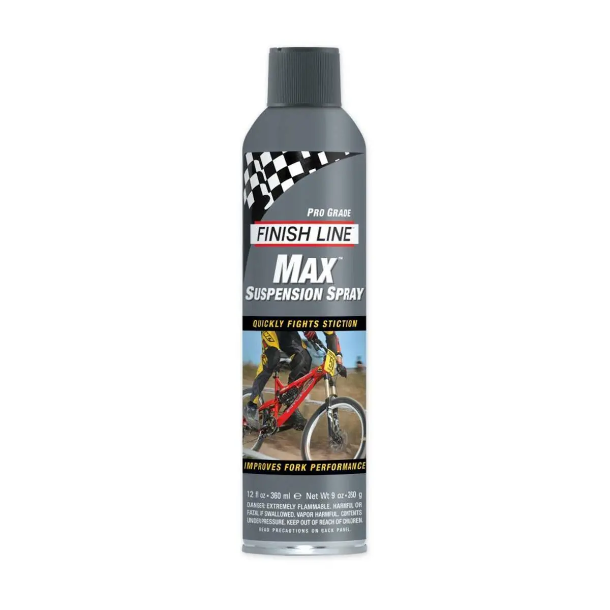 Velo Store - UK Finish Line Lubricant Finishline Max Suspension Spray - Aerosol 350Ml (9Oz) | Extra 10% off with Subscription, Postage £16.79 to UK Fedex.