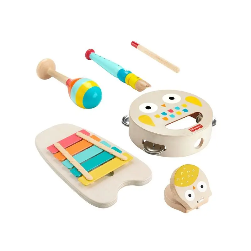 0194735238699 - Musik-Geschenkset mit Holzinstrumenten für Kleinkinder Musikspielzeug