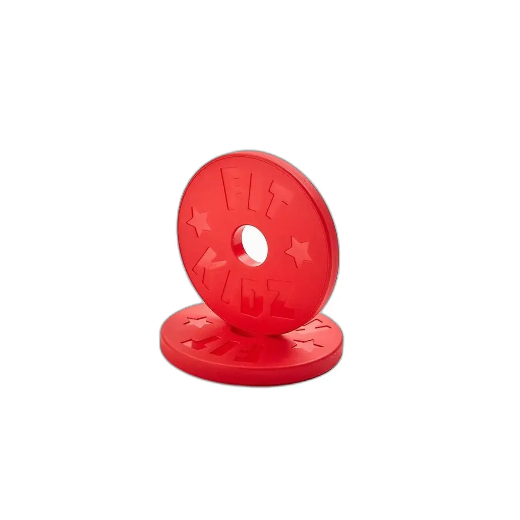 Olympisches Kindergewichtheber-Diskus Fit & Rack Bumpers (x2)