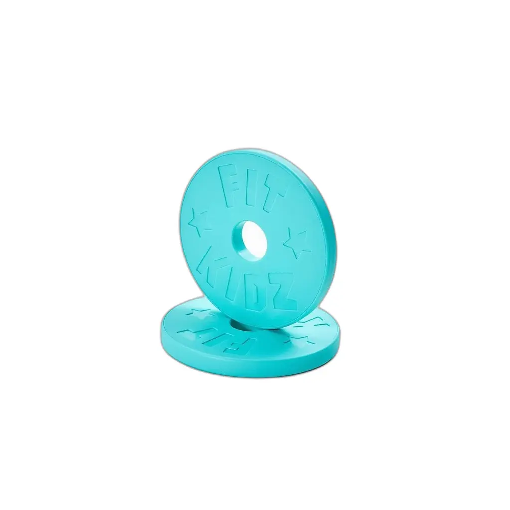 Olympisches Kindergewichtheber-Diskus Fit & Rack Bumpers (x2)