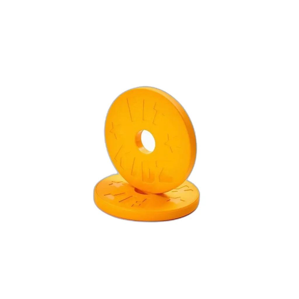 Olympisches Kindergewichtheber-Diskus Fit & Rack Bumpers (x2)