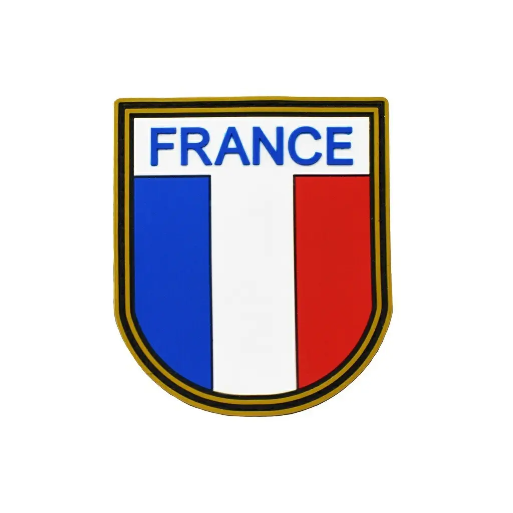 Wappen aus gummi frankreich Fit & Rack