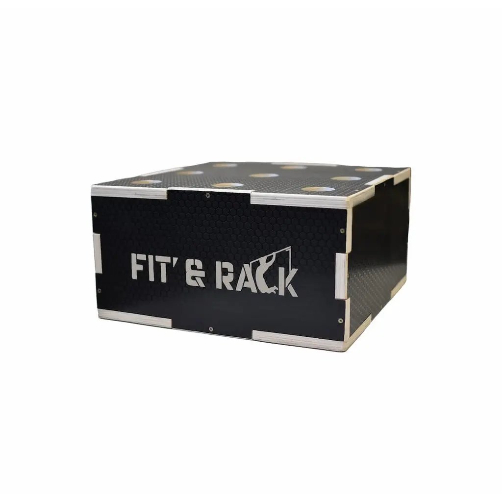 Bodenstangenregal aus Holz Fit & Rack