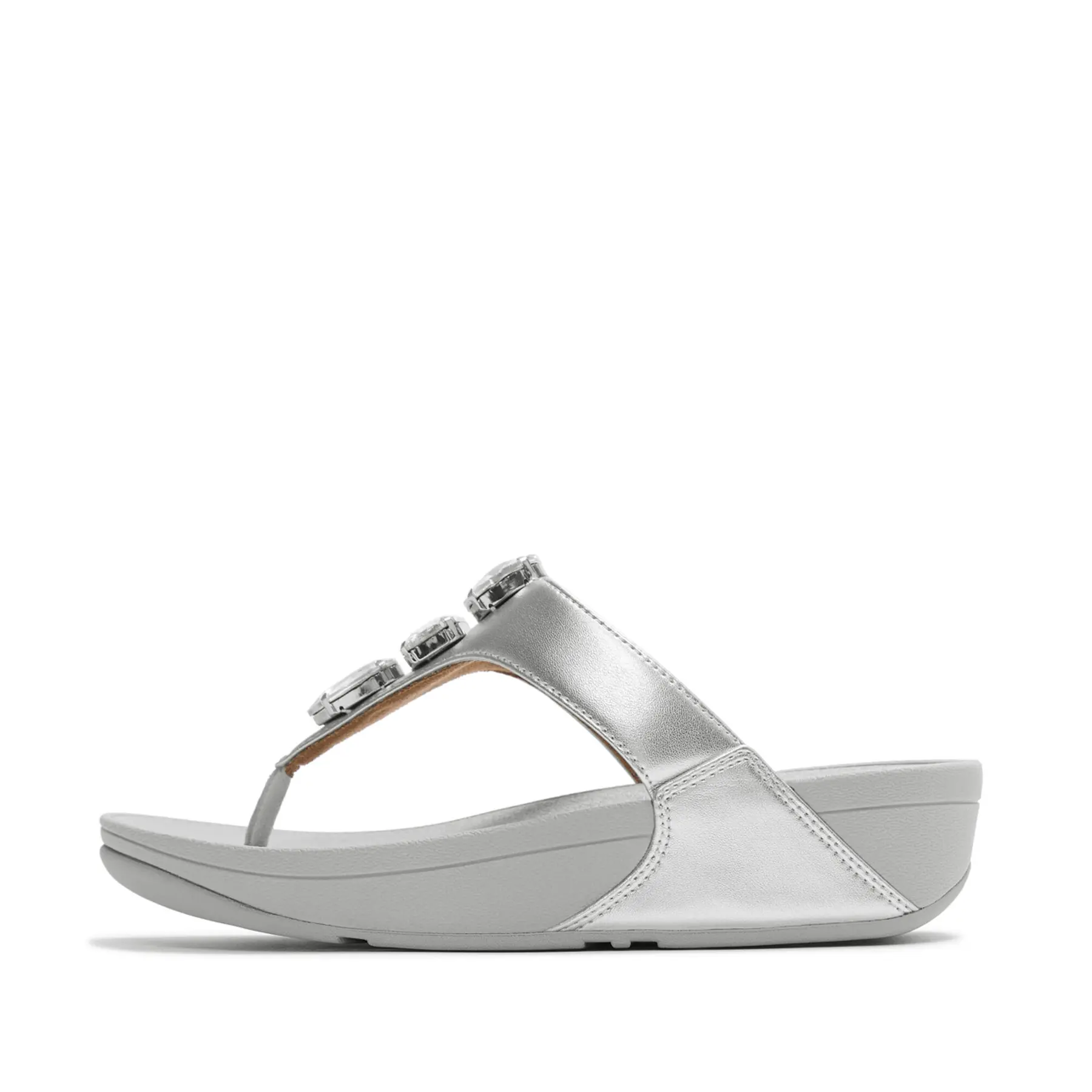 Sandali con zeppa a dita donna  Lulu Ultra-Jewel Metallic