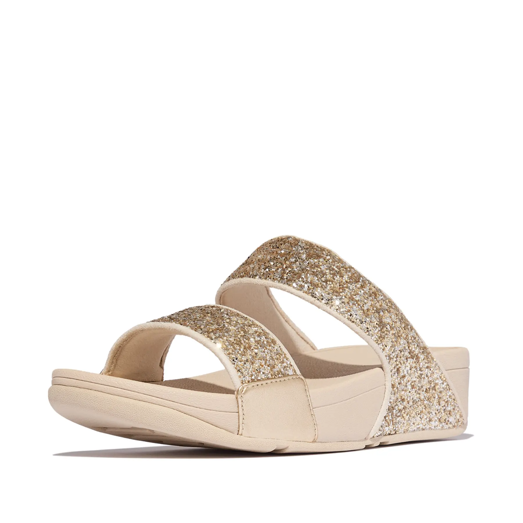 Pantoletten Für Damen FitFlop Lulu Multi-Tonal Glitter
