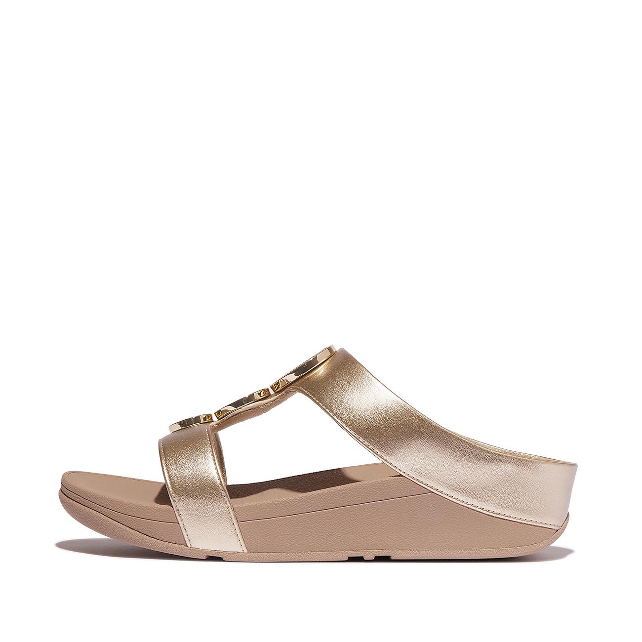 0197533476515 - Sandalen für Damen Halo Bead-Circle Metallic H-Bar