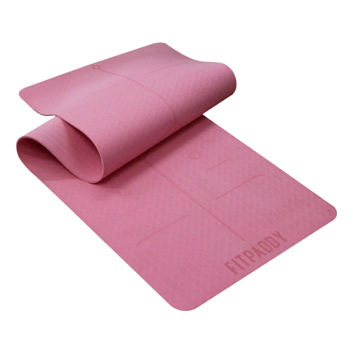Yogamatte TPE - Rose - unisex - Size: 183x61x0,6 cm