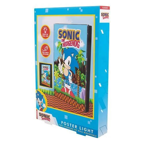 5060897226292 - Poster mit Leuchtfunktion Sonic