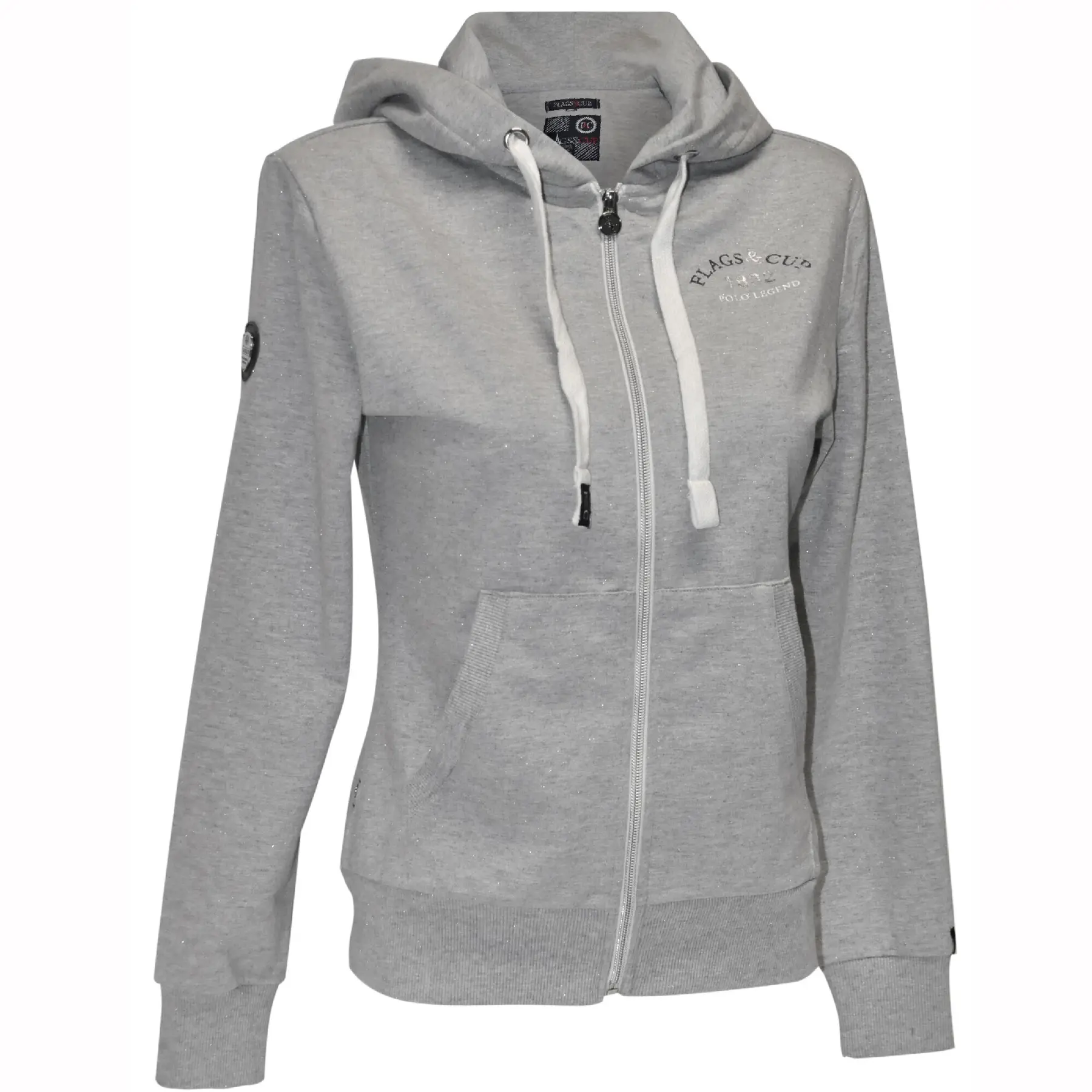 Flags&Cup Women's Gris Riding Hoodie Ona