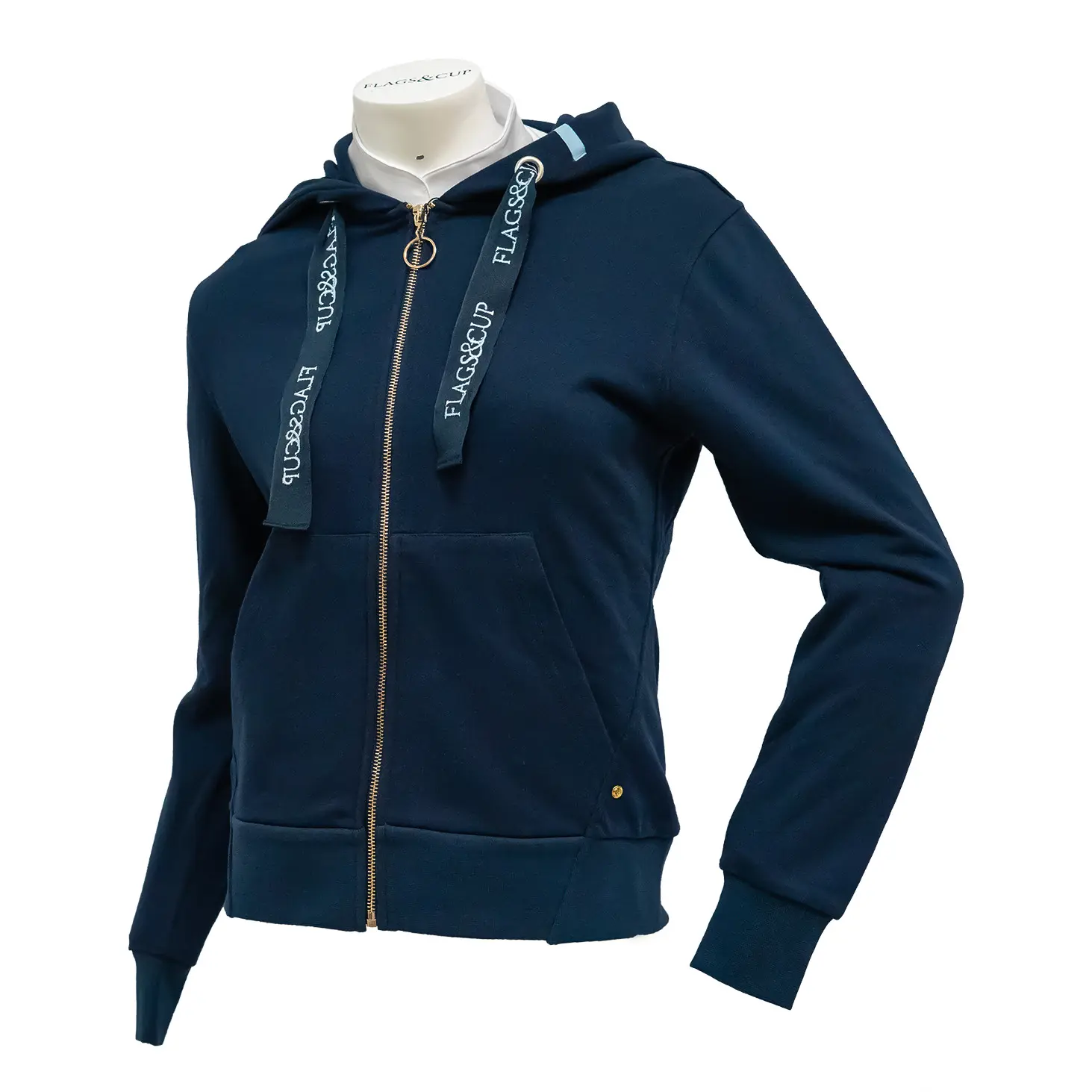 Comparer les prix de Sweatshirt à capuche full zip femme Flags&Cup Vista