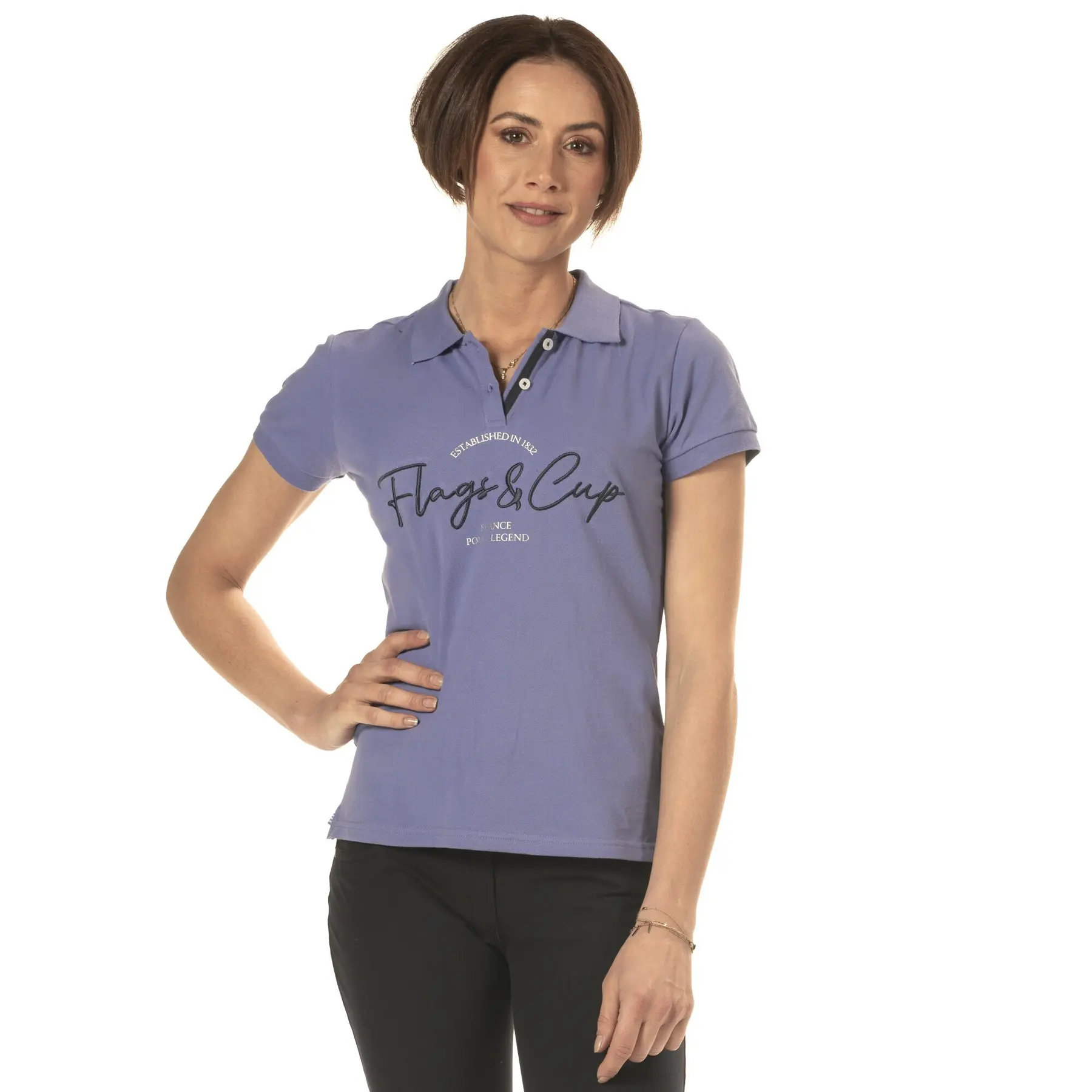 Flags&Cup Women's Violet Riding Polo Salta
