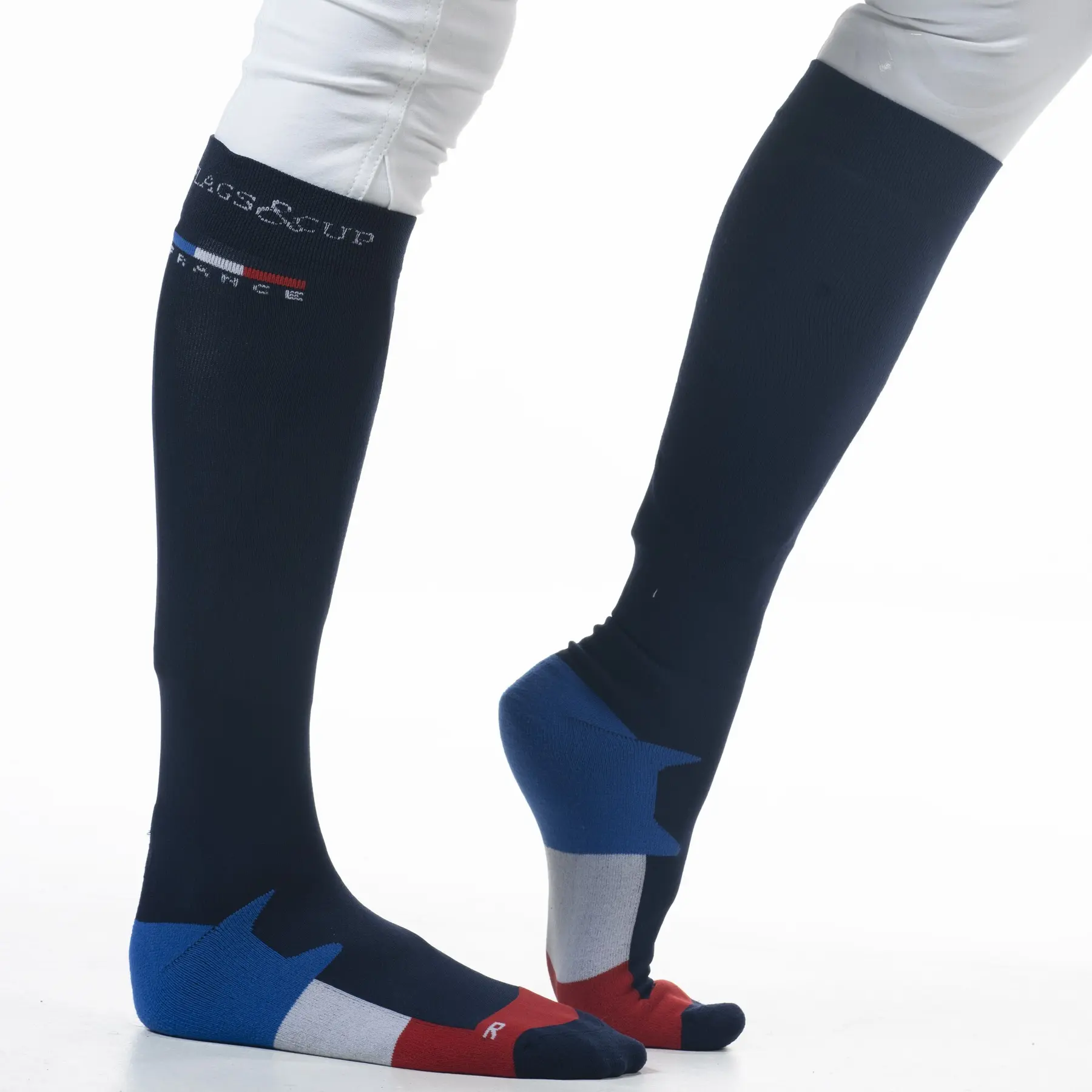 Comparer les prix de Chaussettes équitation Flags&Cup France Collection