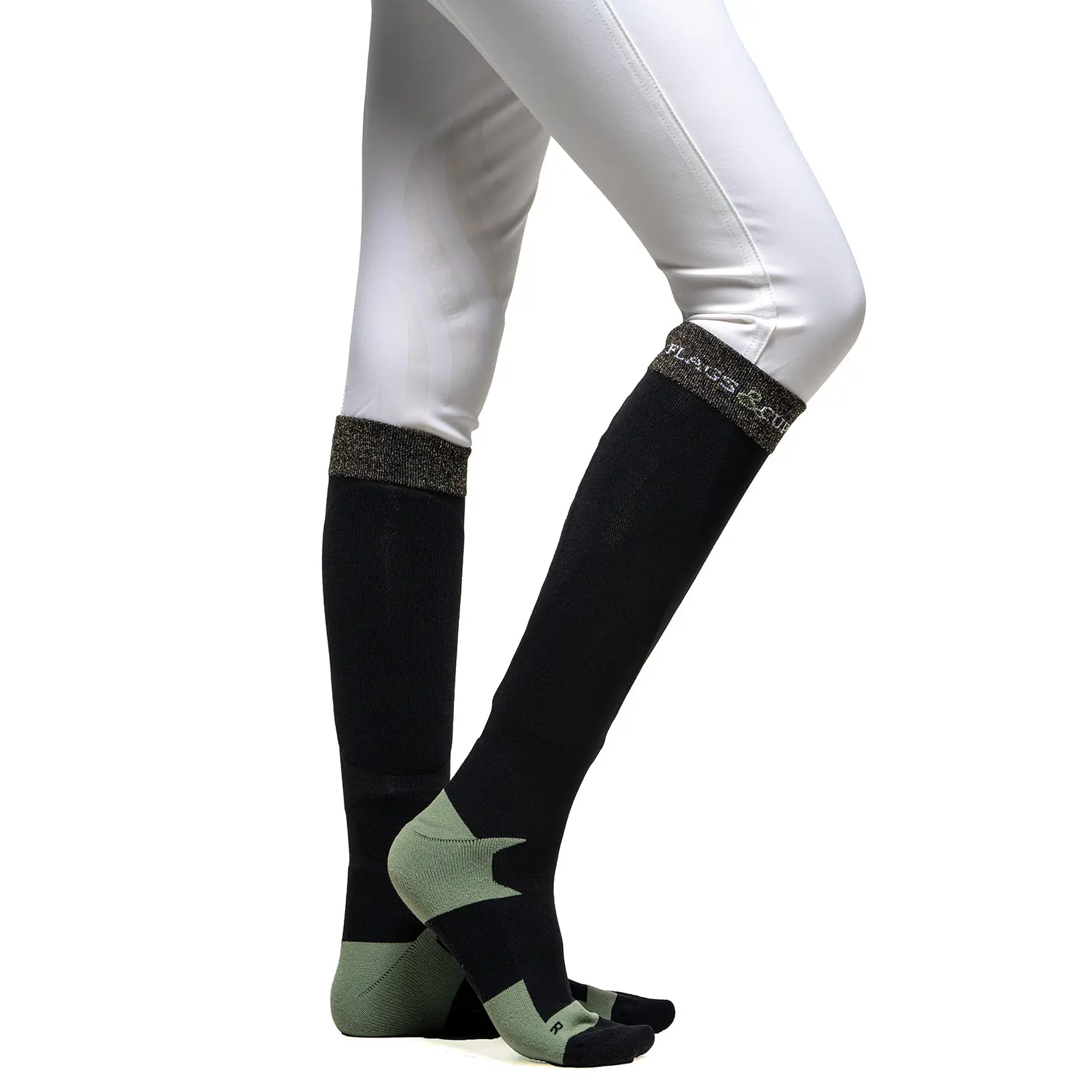 Chaussettes équitation femme Flags&Cup Roca