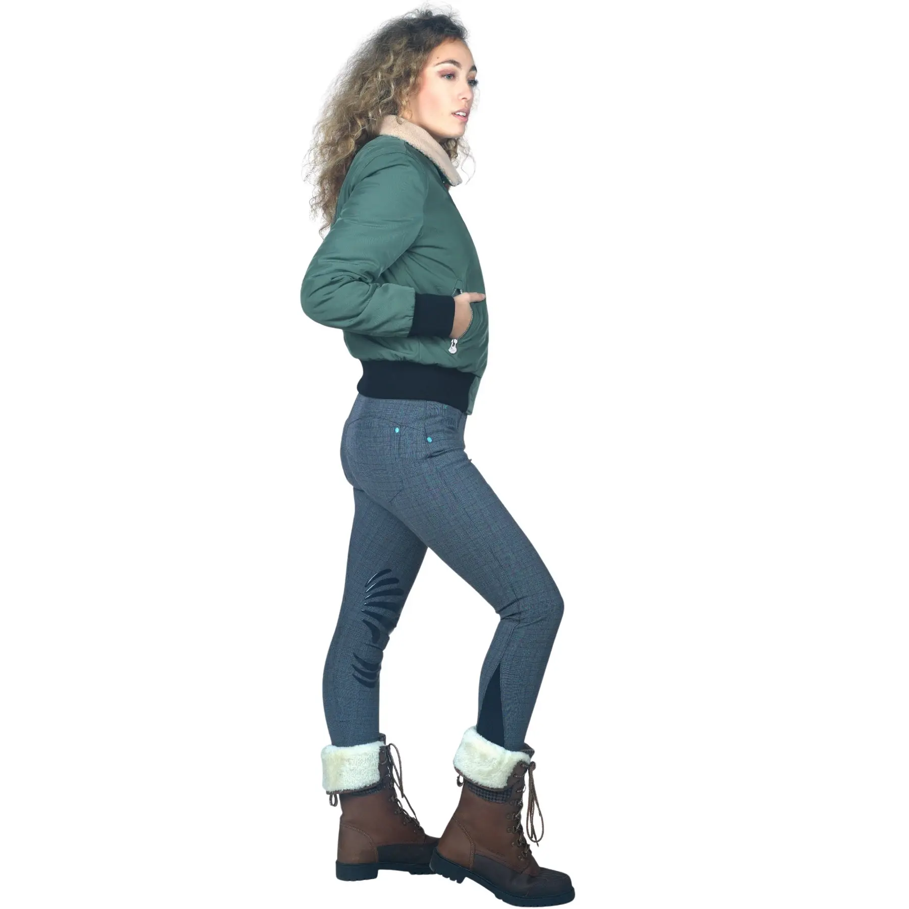 Comparer les prix de Pantalon équitation femme Flags&Cup Checks