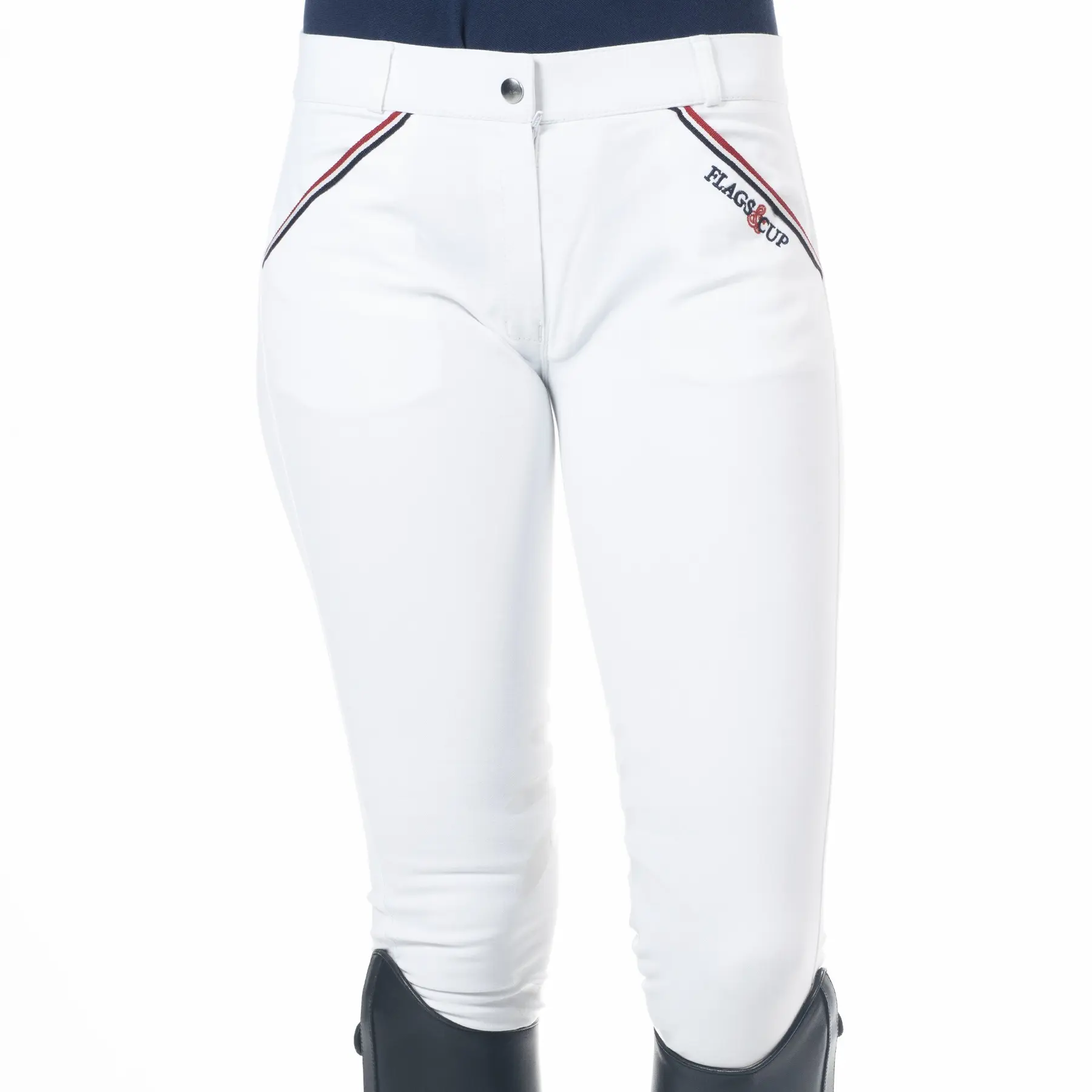 Meilleurs prix pour Pantalon équitation de concours mid grip femme Flags&Cup France - Limited Edition