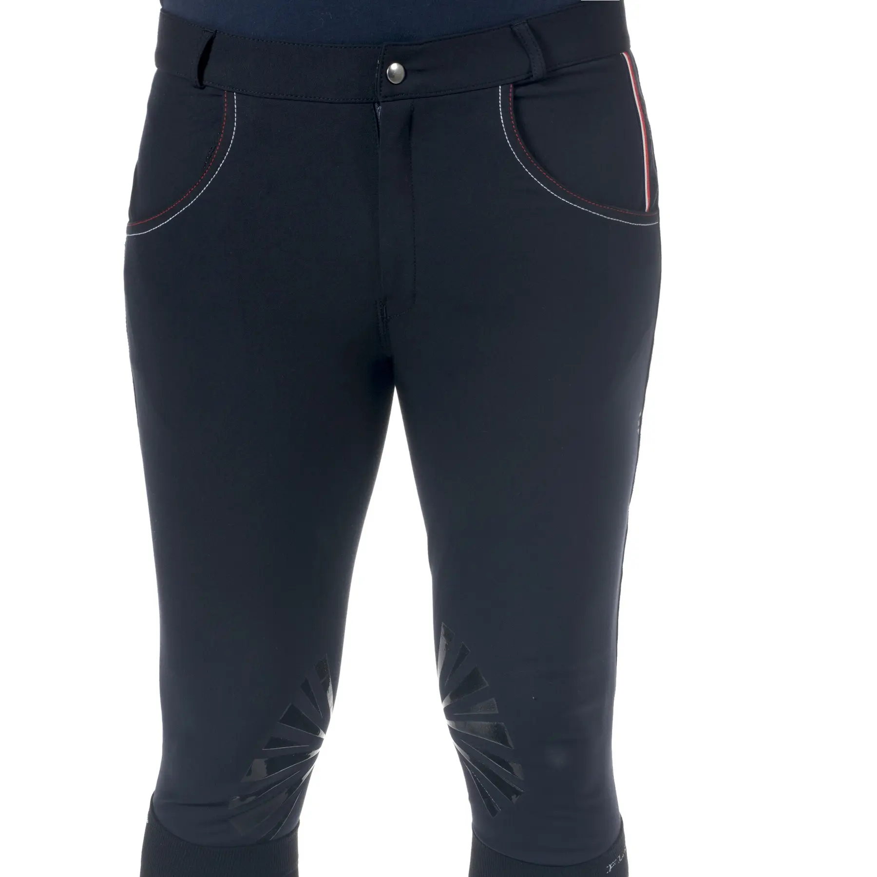 Flags&Cup Bleu Mid Grip Riding Trousers France