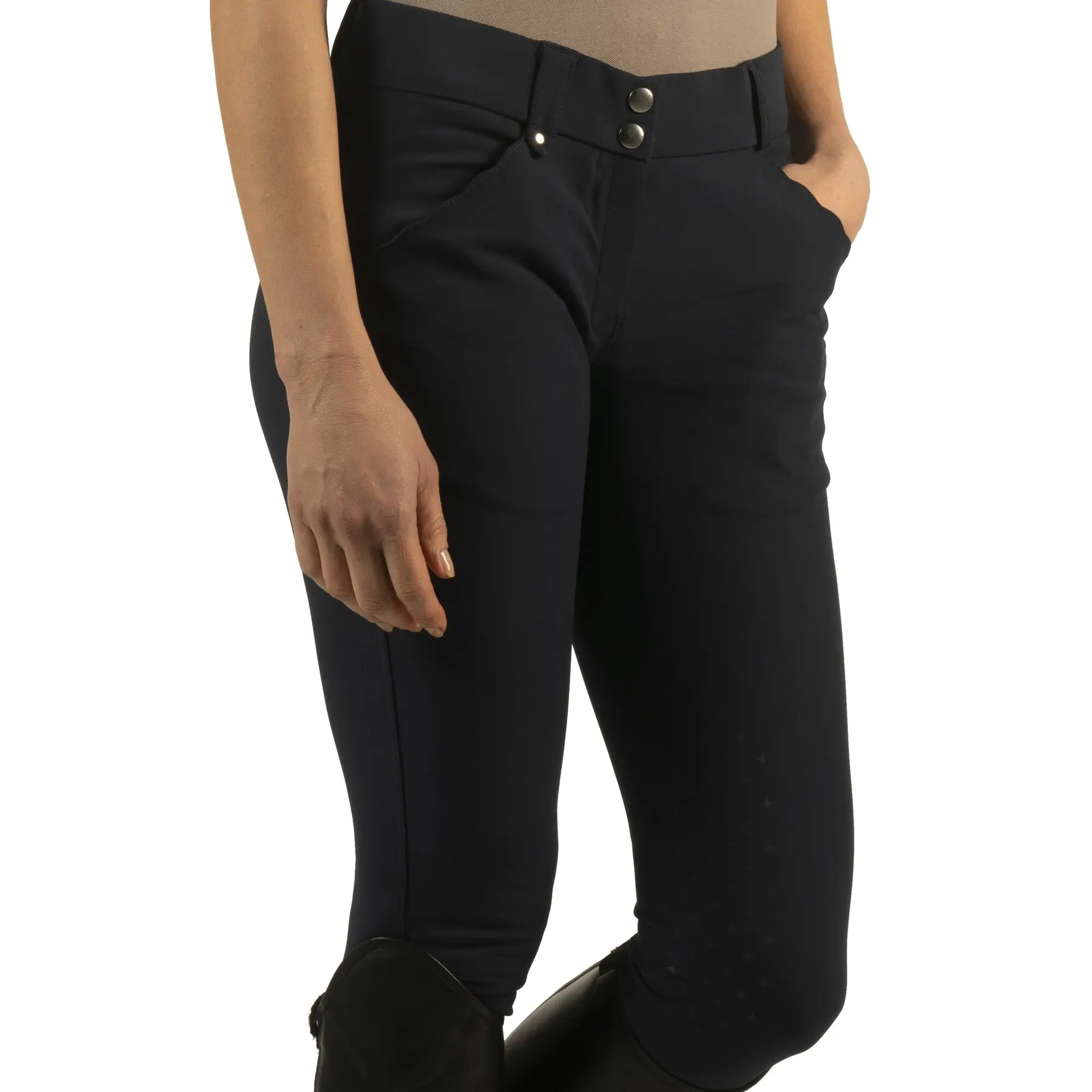 Flags&Cup Bleu Mid Grip Riding Pants For Children Yanista