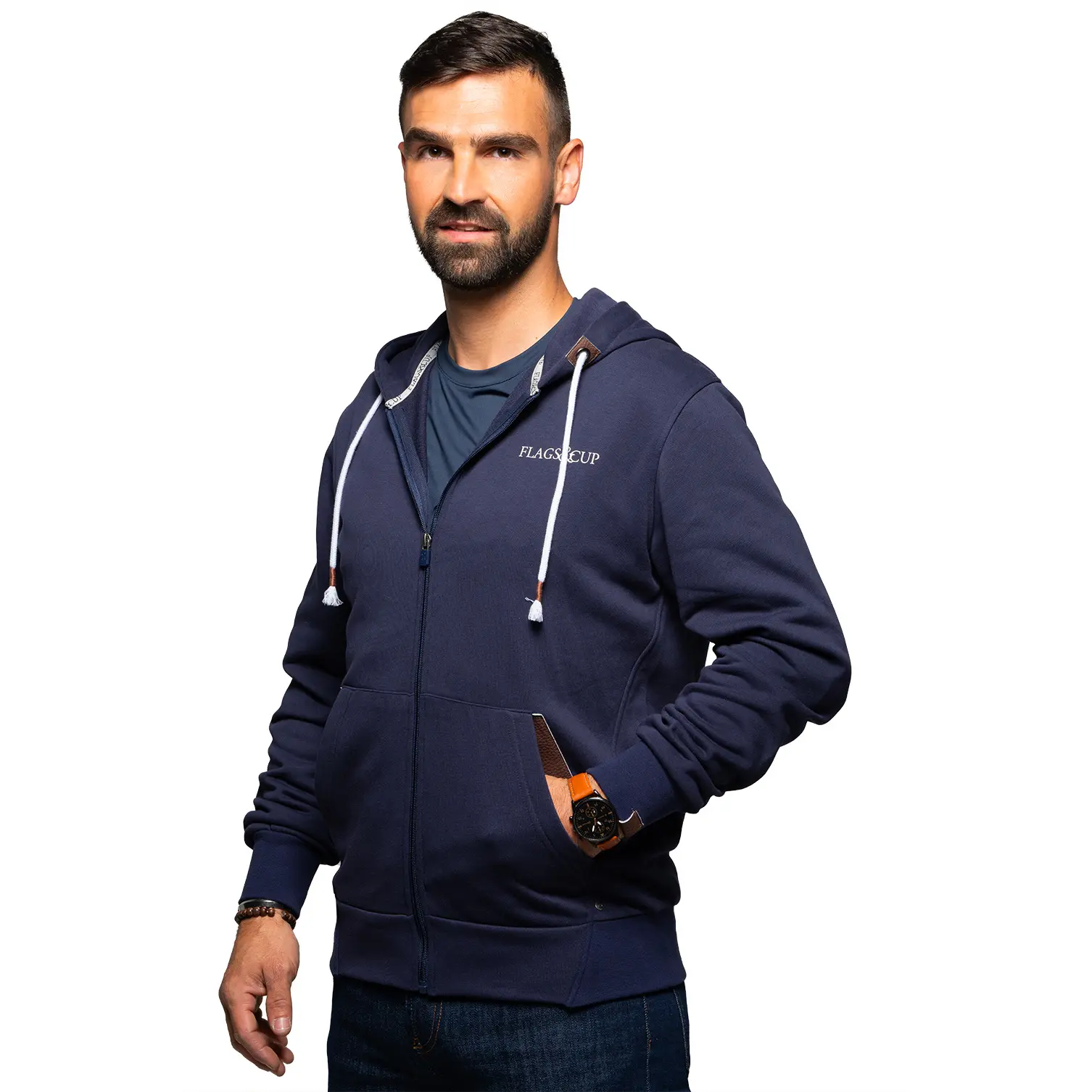 Sweatshirt à capuche Flags&Cup Sacramento