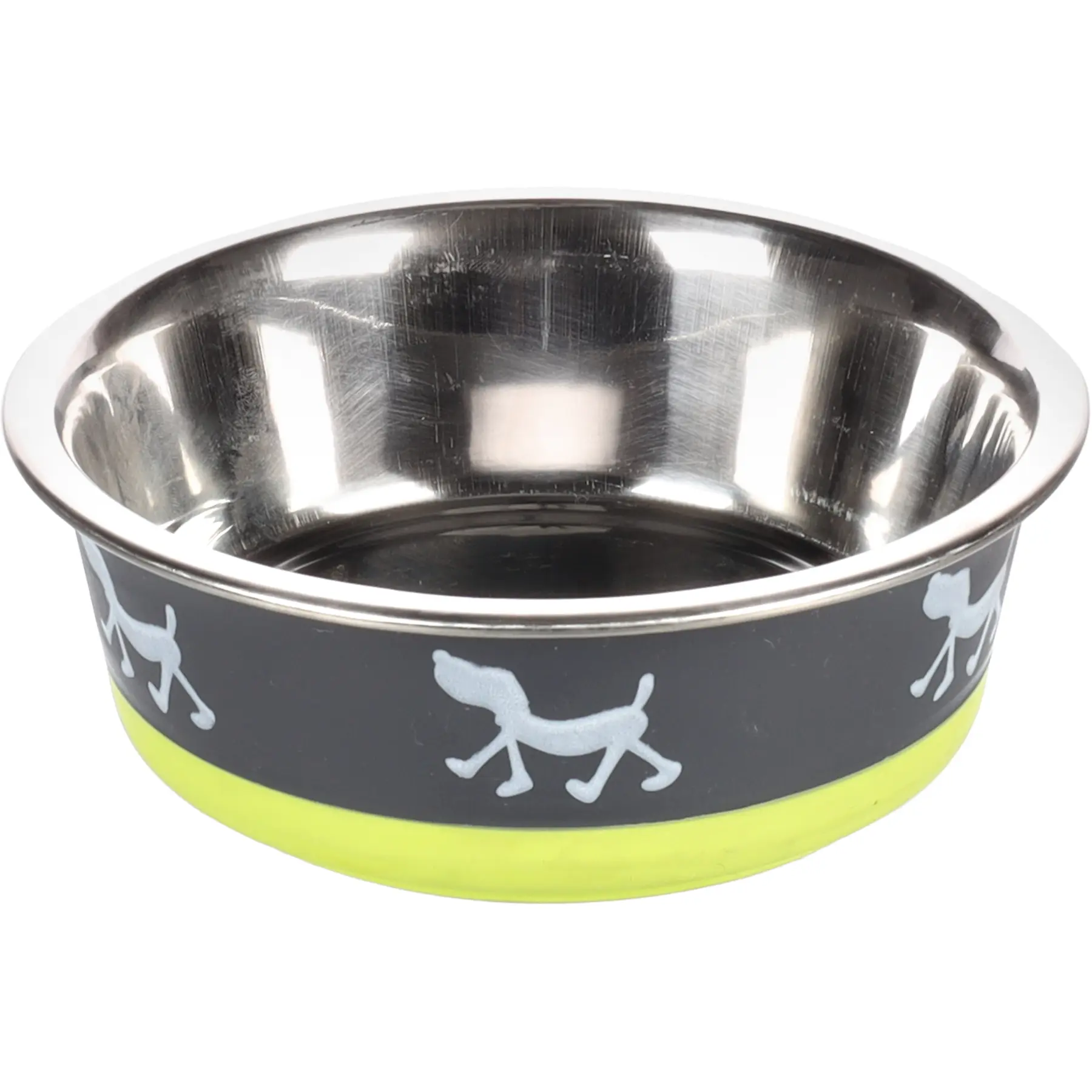 Meilleurs prix pour Gamelle pour la nourriture et d'eau pour chien rond Flamingo Silhouette