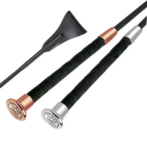 Comparer les prix de Cravache d'obstacle et de saut équitation Fleck Premium Silktouch (x6)