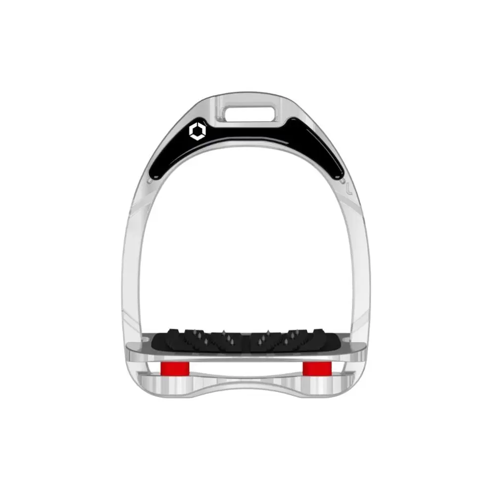 Étriers Aluminium Incliné Ultra-Gris/Alu/Rouge Flex-On