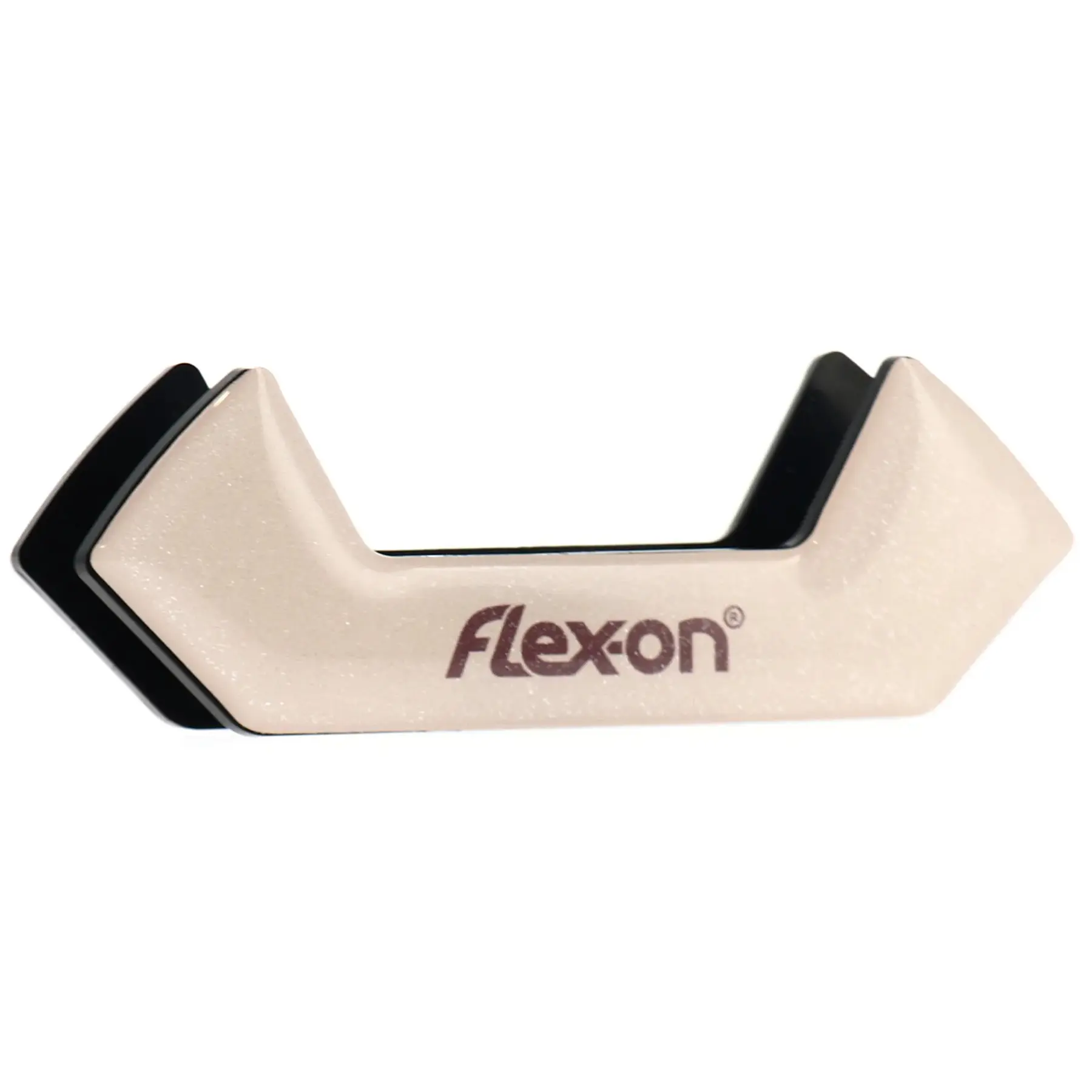 Aluminium Steigbügel geneigt Ultra-Grip Schwarz/Schwarz/Lila Flex-On