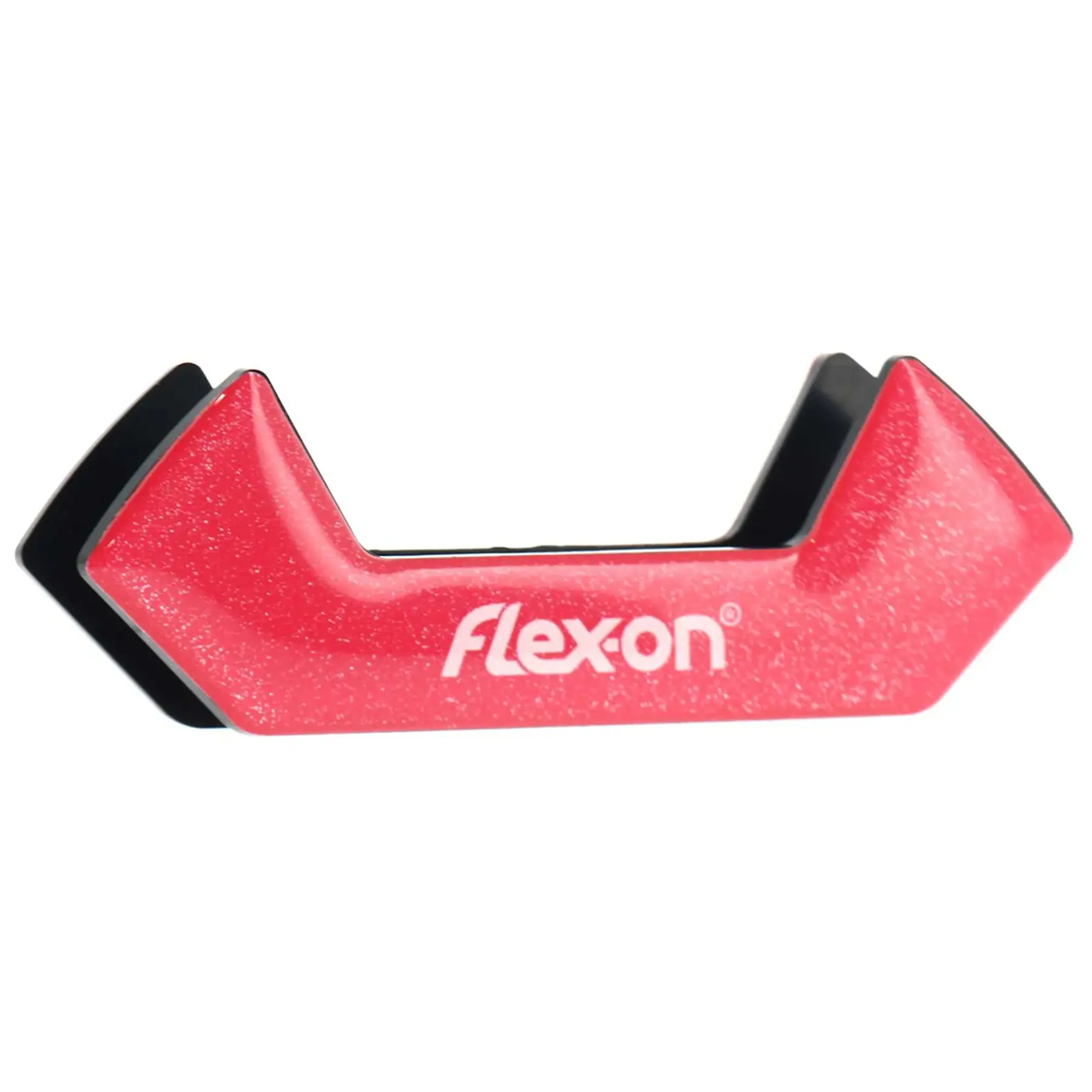 Aluminium Steigbügel Plat Grip Schwarz/Schwarz/Weiß Flex-On
